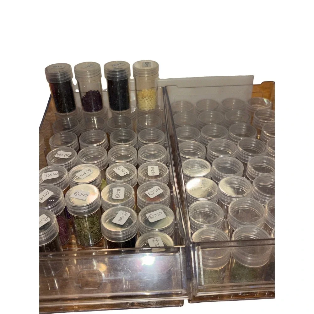Diamond Painting‎ Storage Containers with Vials and Drills Stackable Drawers